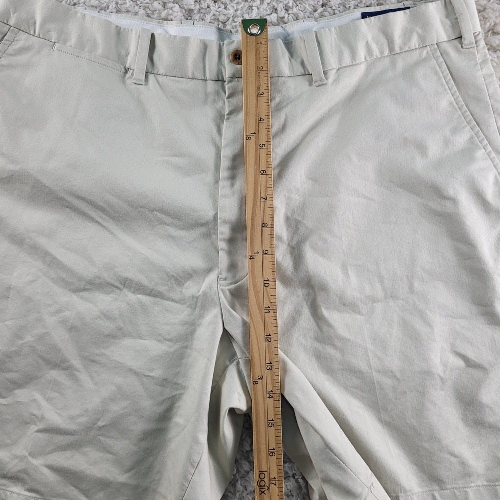 Polo Golf Ralph Lauren Shorts Mens 38 Tan Classic Fit Chino Crest Logo Excellent - Picture 6 of 13